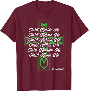 Jesus Christ Shenanigans Irish Christian St Patricks Day T-Shirt - T-Shirt | Maroon