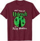 Don't Make Me Unleash My Flying Monkeys Halloween Witch Fun T-Shirt - T-Shirt | Maroon