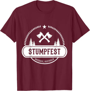Stumpfest 2023 Brisbane Get Sweaty T-Shirt - T-Shirt | Maroon