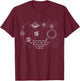 Astronaut Space Planets Solar System Christian Faith Jesus T-Shirt - T-Shirt | Maroon