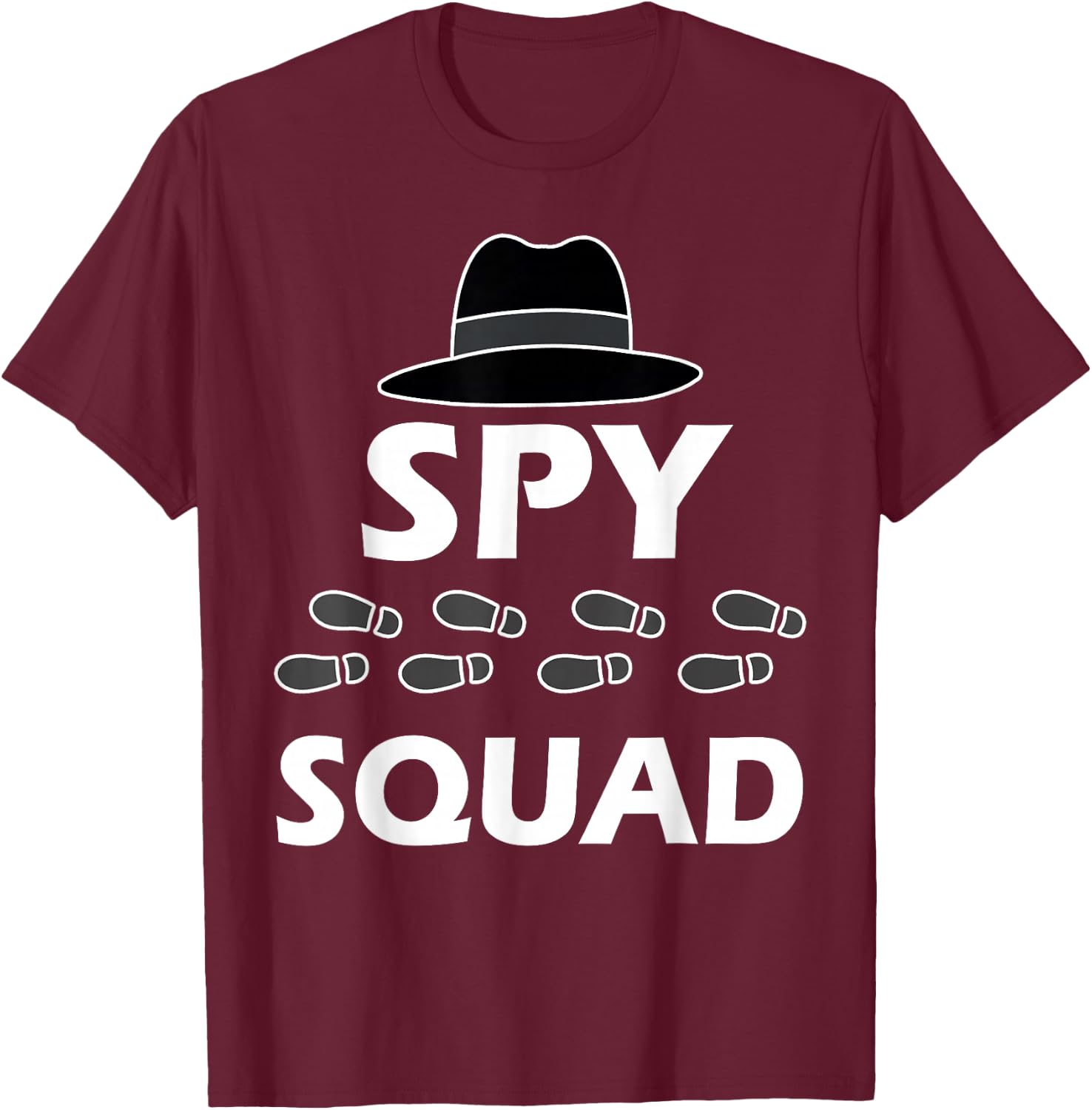 Spy Squad Detective T-Shirt - T-Shirt | Maroon