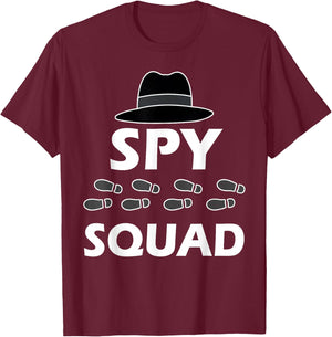 Spy Squad Detective T-Shirt - T-Shirt | Maroon