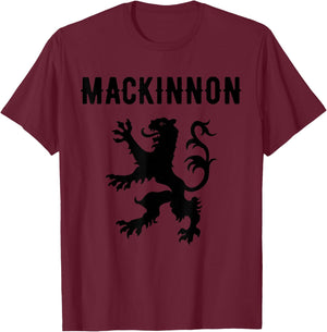 Mackinnon Clan Scottish Family Name Scotland Heraldry T-Shirt - T-Shirt | Maroon