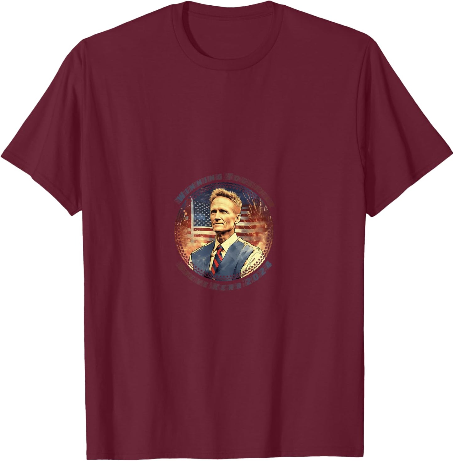 Steve Kerr for President of the United States 2024 T-Shirt - T-Shirt | Maroon