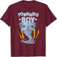 Storm Chaser - Tornado Boy T-Shirt - T-Shirt | Maroon