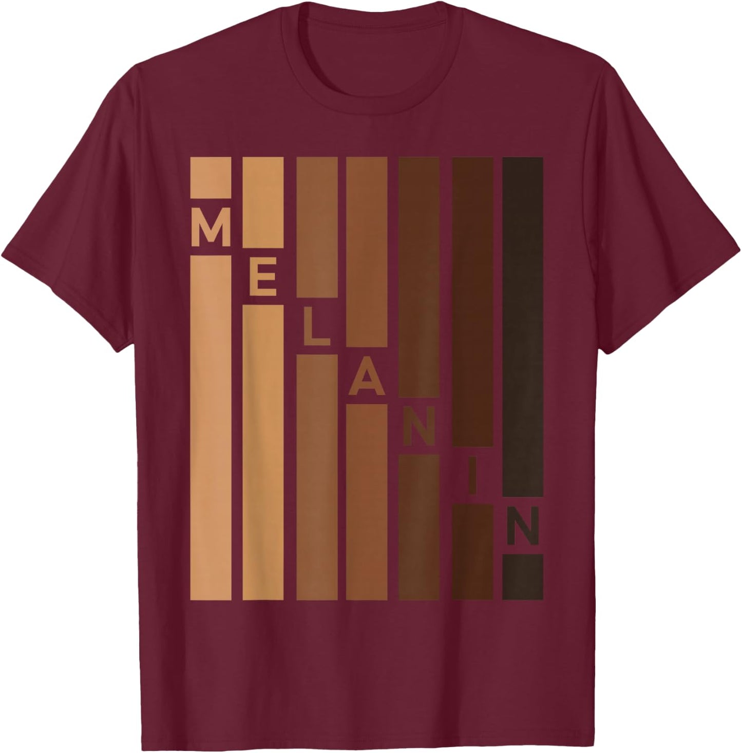Black Pride Melanin Girls Afro Queens Melanin T-Shirt - T-Shirt | Maroon