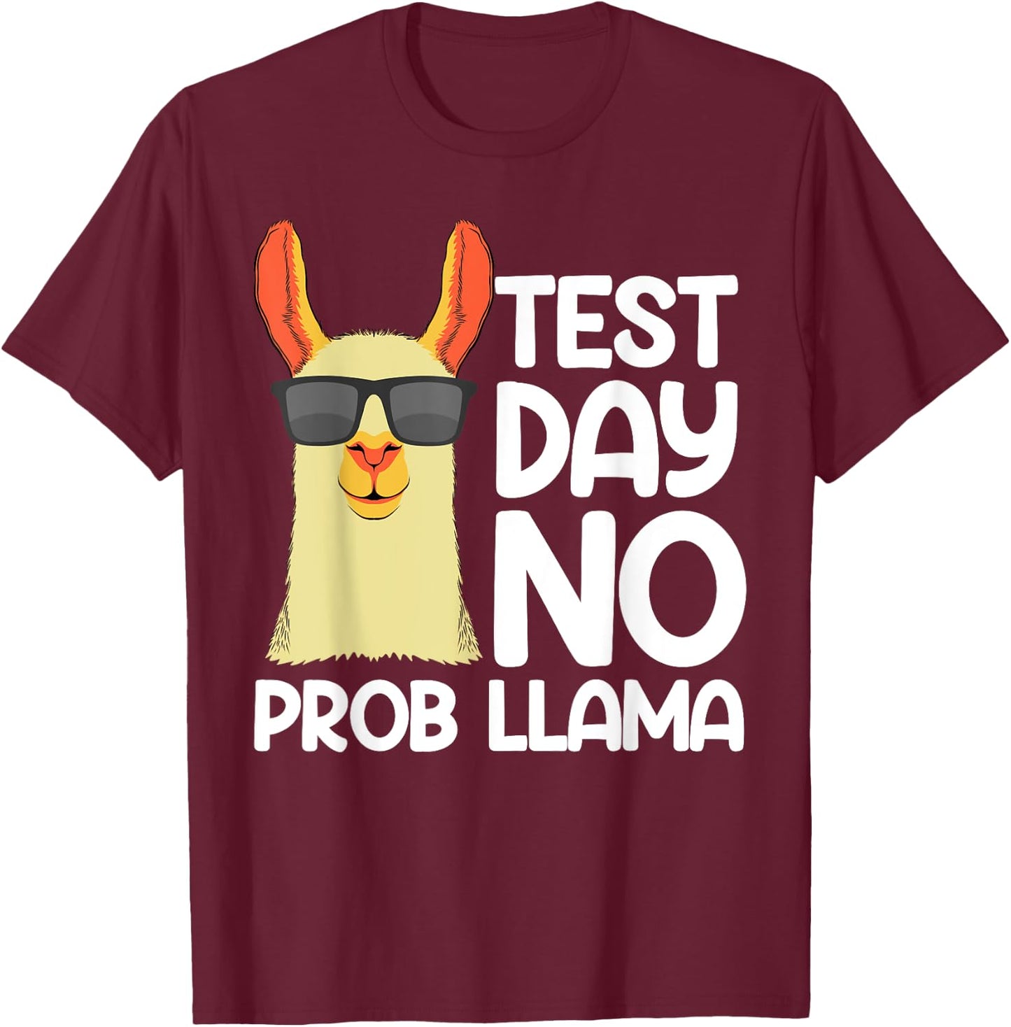 Funny Testing Day Women School Testing Day Teacher T-Shirt - T-Shirt | Maroon