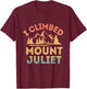 Ich habe den Mount Juliet - Klettern T-Shirt - T-Shirt | Maroon
