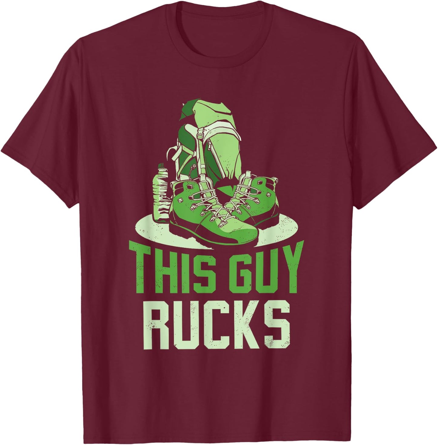 This Guy Rucks Workout Rucksack Backpack Ruck Rucking T-Shirt - T-Shirt | Maroon