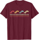 Retro Fox Lover Funny Fox Vintage T-Shirt - T-Shirt | Maroon