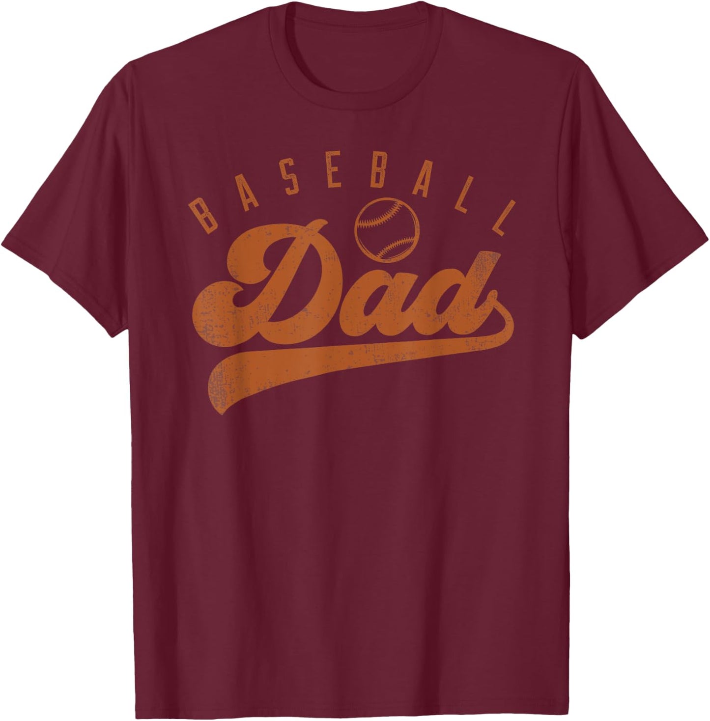 Baseball Dad T-Shirt - T-Shirt | Maroon