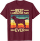 Labrador Dad Black Lab Yellow Labrador Retriever T-Shirt - T-Shirt | Maroon