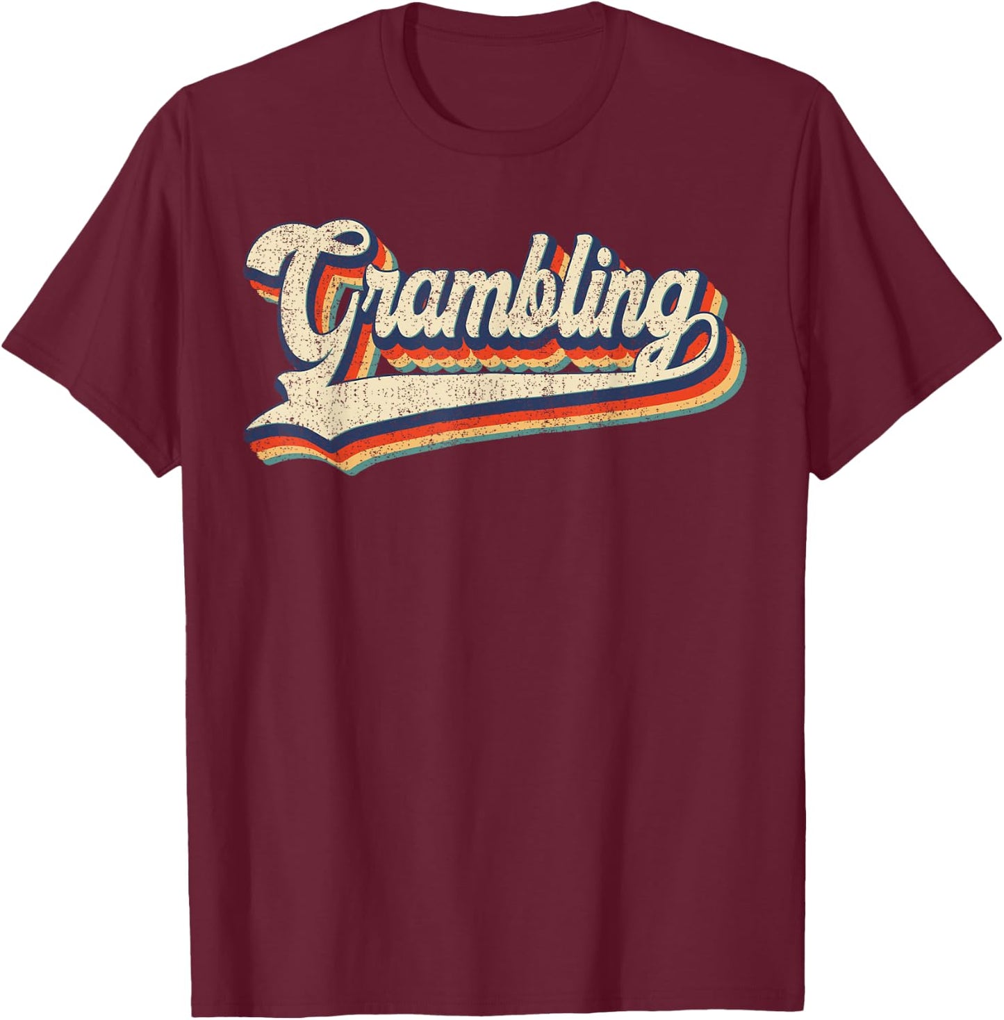 Gram bling school sport name vintage retro Gift T-Shirt - T-Shirt | Maroon