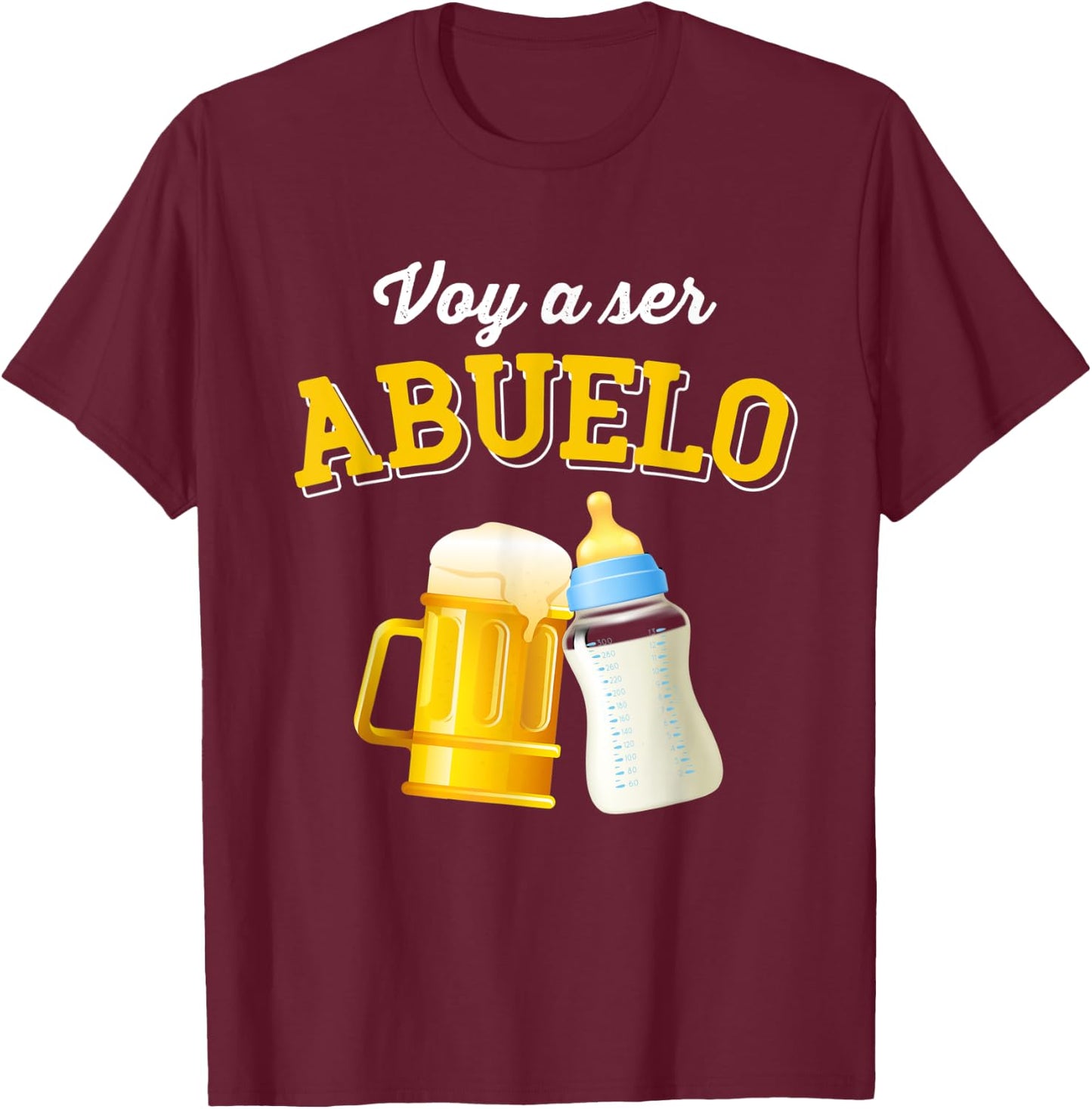 I'm going to be grandpa - future grandpa in 2021 beer bottle T-Shirt - T-Shirt | Maroon
