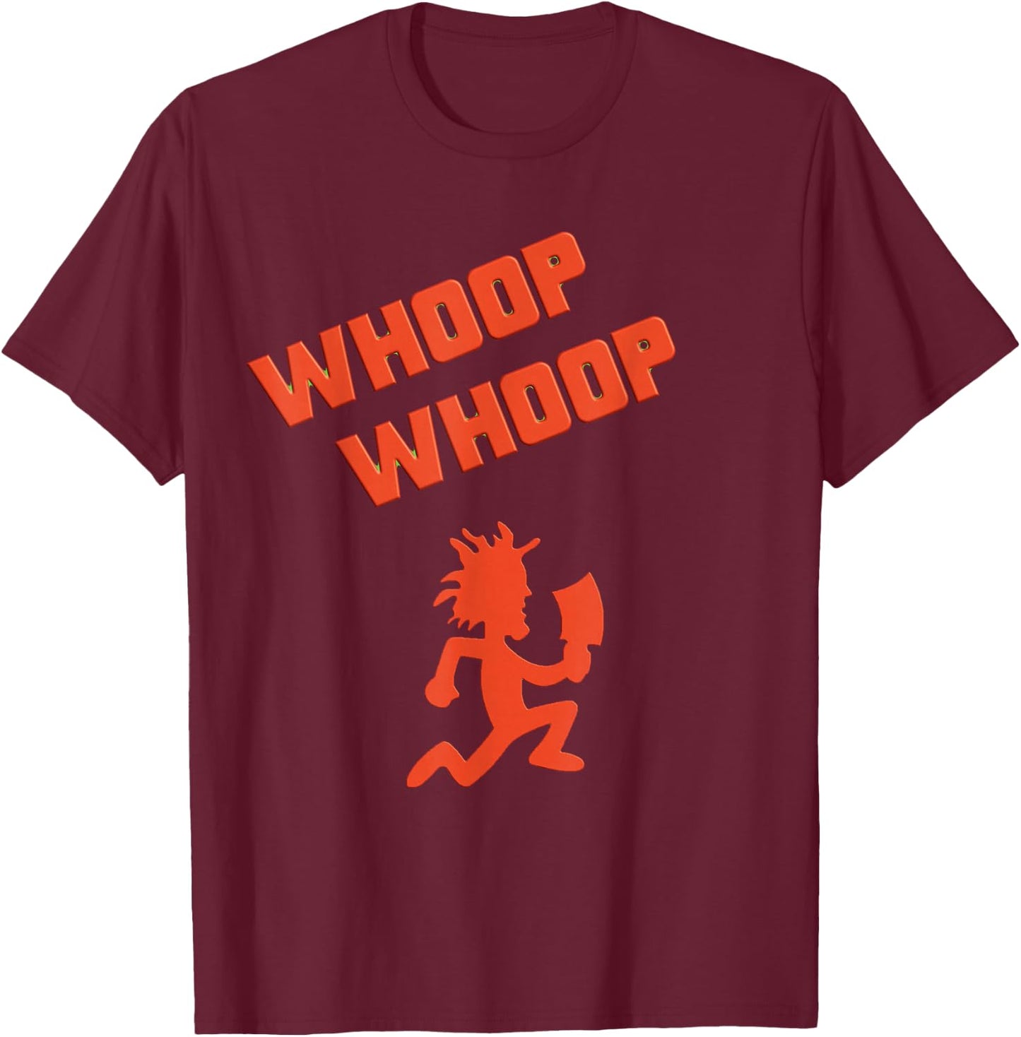 Juggalette ICP Whoop Man Extreme Colors Design T-Shirt - T-Shirt | Maroon