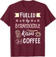 Mini Bernedoodle Mom Bernese Mountain Poo Coffee Lover T-Shirt - T-Shirt | Maroon
