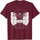 Synthesizer Synth Techno Music Cool Synthesizer T-Shirt - T-Shirt | Maroon