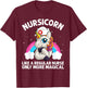 Cool Nurse Women Unicorn Medical Nurses RN Nursing T-Shirt - T-Shirt | Maroon