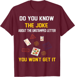Funny Postal Worker Mail Man Delivery Service Post Office T-Shirt - T-Shirt | Maroon