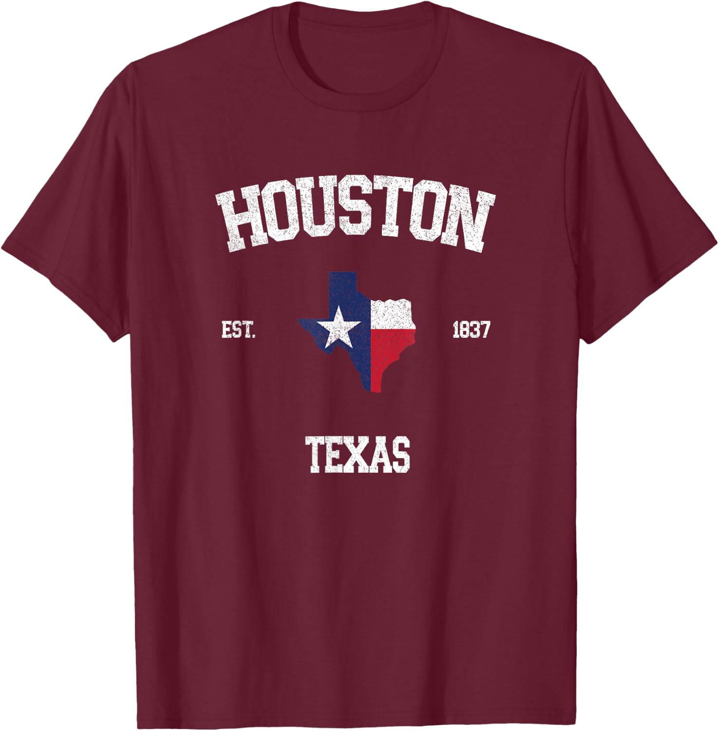 Houston T-Shirt - T-Shirt | Maroon