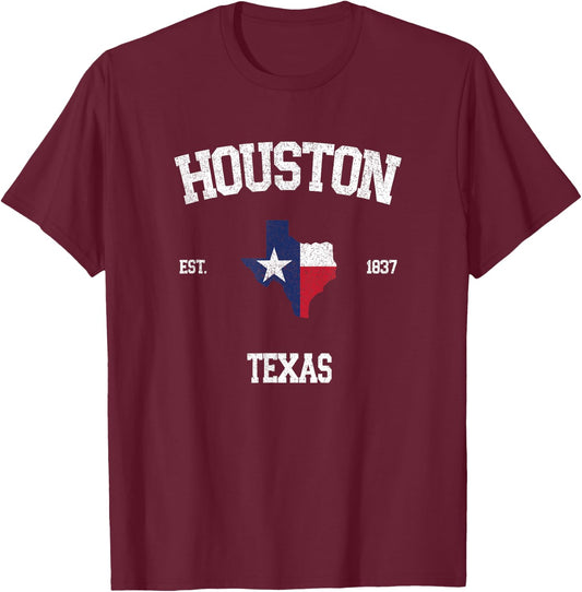 Houston T-Shirt - T-Shirt | Maroon