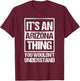 Retro Vintage Souvenir Arizona T-Shirt - T-Shirt | Maroon