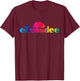 TRIPPY LSD ellessdee T-Shirt - T-Shirt | Maroon