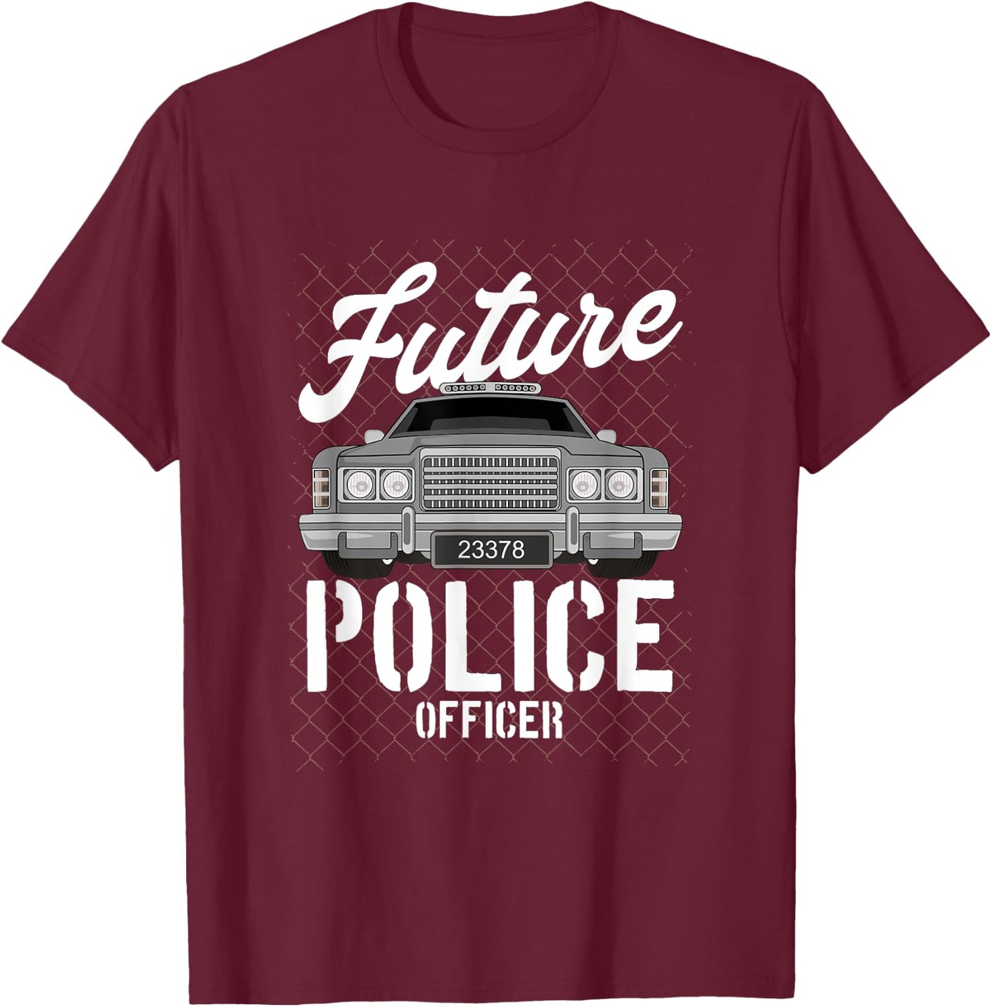 Future Police Officer | Policeman | Son Children Kids T-Shirt - T-Shirt | Maroon