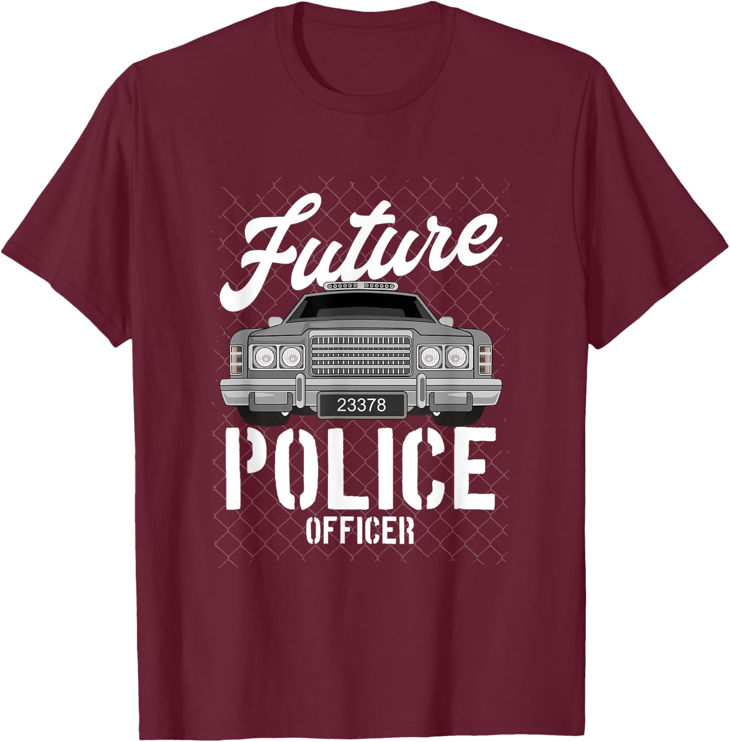 Future Police Officer | Policeman | Son Children Kids T-Shirt - T-Shirt | Maroon