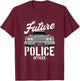 Future Police Officer | Policeman | Son Children Kids T-Shirt - T-Shirt | Maroon