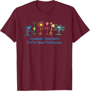 Dyslexia Specialist Teacher Squad Dyslexia Interventionist T-Shirt - T-Shirt | Maroon