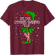 Family Matching Women Girls The Cookie Baking Elf Christmas T-Shirt - T-Shirt | Maroon