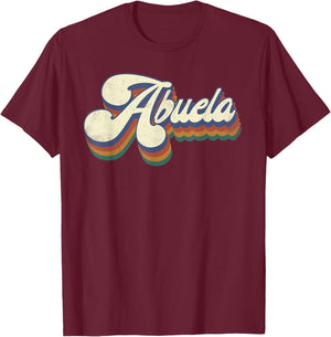 Abuela Gifts For Grandma Retro Vintage Mother's Day Abuela T-Shirt - T-Shirt | Maroon