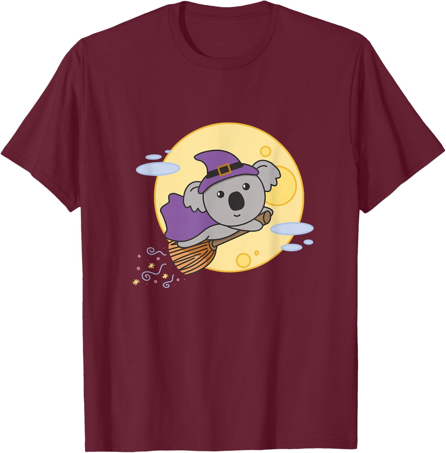 Koala Halloween Witches Costume Koalas Halloween T-Shirt - T-Shirt | Maroon