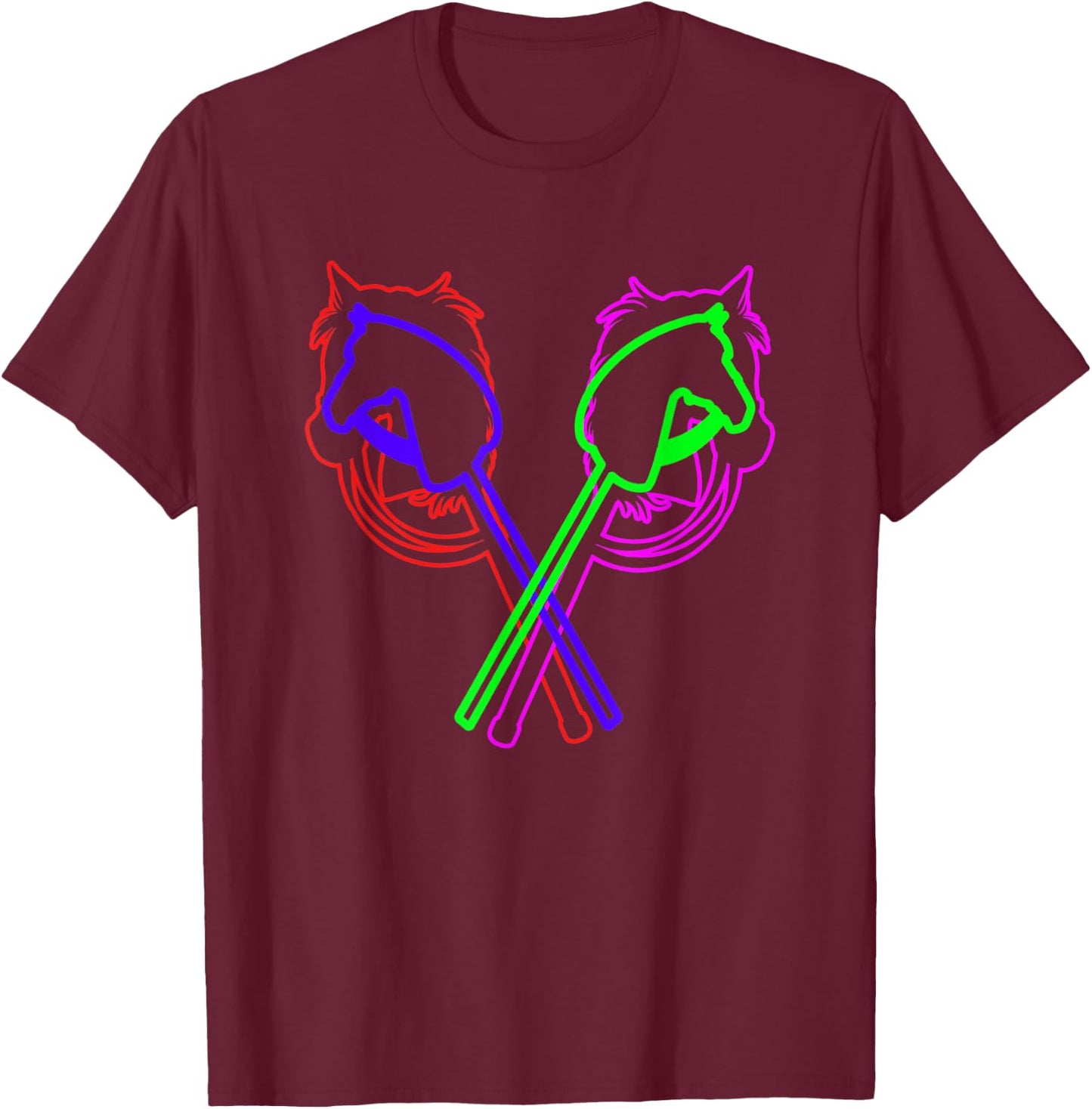 Hobby Horse hobby horse hobby horsing T-Shirt - T-Shirt | Maroon