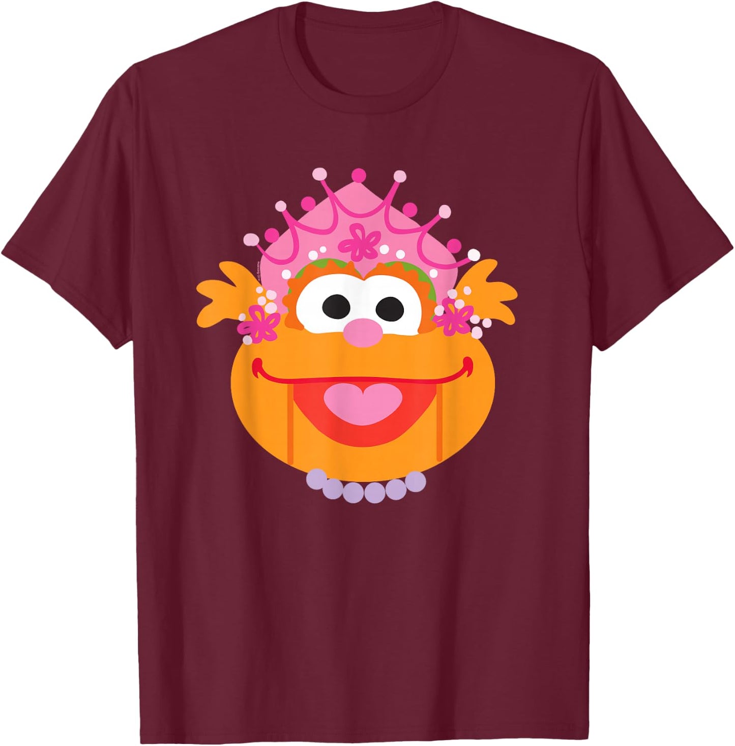 Sesame Street Christmas Nutcracker Zoey T-Shirt - T-Shirt | Maroon
