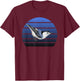 jz.birds White-Breasted Nuthatch Bird Birdlover Birdwatcher Biologist T-Shirt - T-Shirt | Maroon