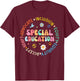 Special Education Back To School Teacher T-Shirt - T-Shirt | Maroon