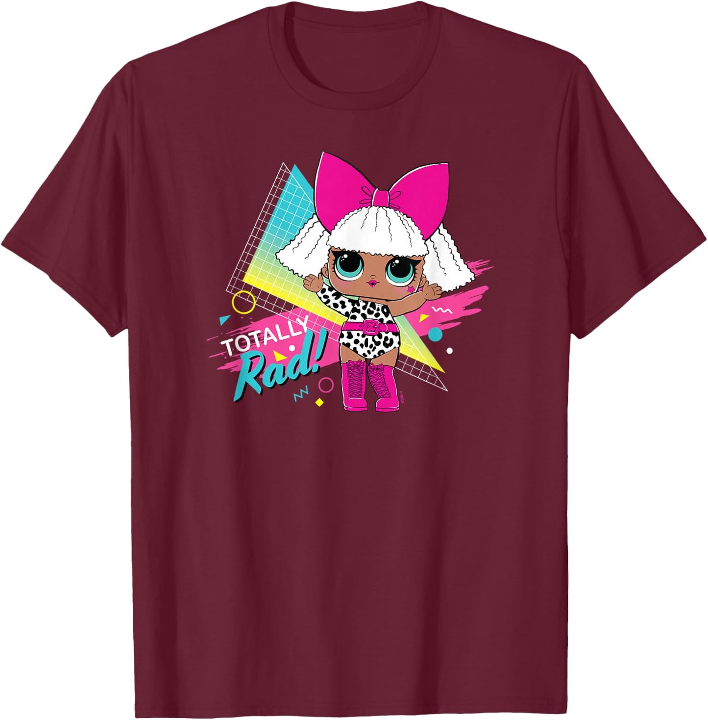 LOL Surprise! - Totally Rad! Diva T-Shirt - T-Shirt | Maroon