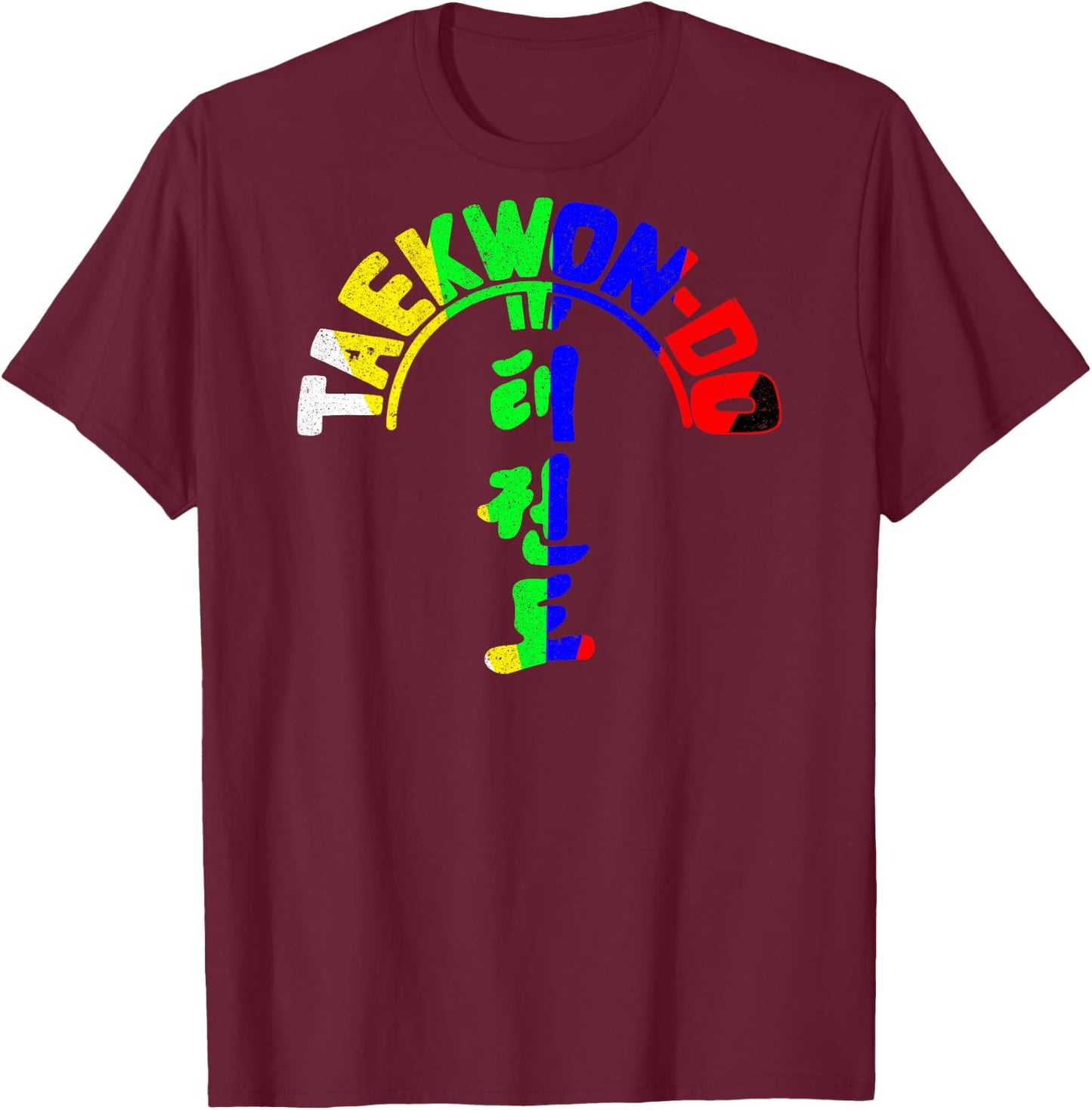 ITF Taekwon-Do Colour Belts T-Shirt - T-Shirt | Maroon