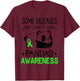 Pandas Pans Awareness Shirt Green Ribbon Pans Disease T-Shirt - T-Shirt | Maroon