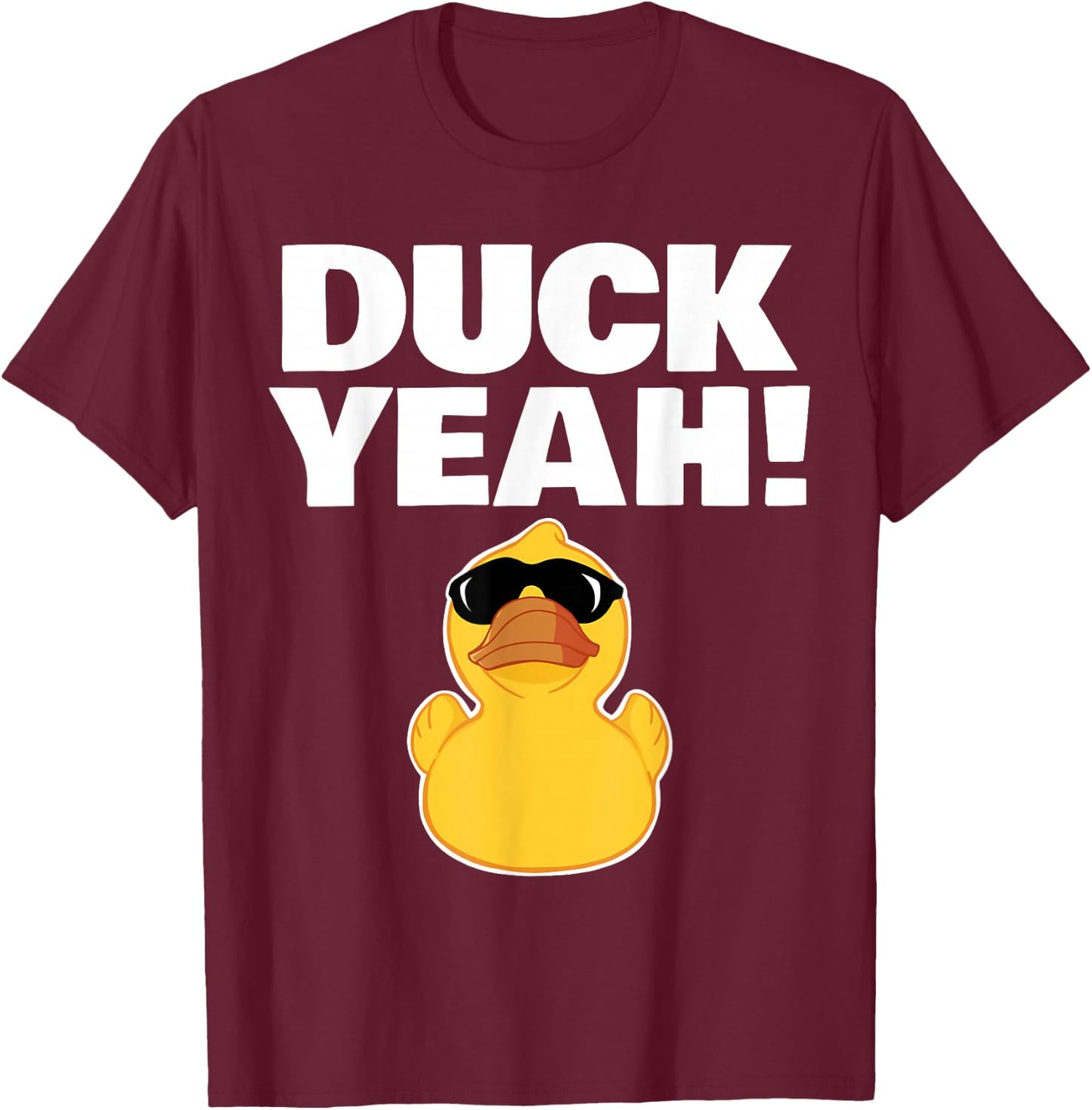 Rubber Duck Yeah T-Shirt - T-Shirt | Maroon