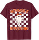 Spooky Speechie Speech Therapy Halloween Costume Ghost SLP T-Shirt - T-Shirt | Maroon