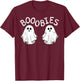 Boob Ghosts Booobie Halloween Bra Breast Funny Costume T-Shirt - T-Shirt | Maroon