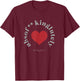 Sex and the City Absolutely Big Heart Quote T-Shirt - T-Shirt | Maroon