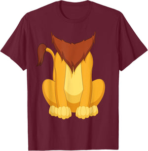 Lion Lion Costume Shirt T-Shirt - T-Shirt | Maroon