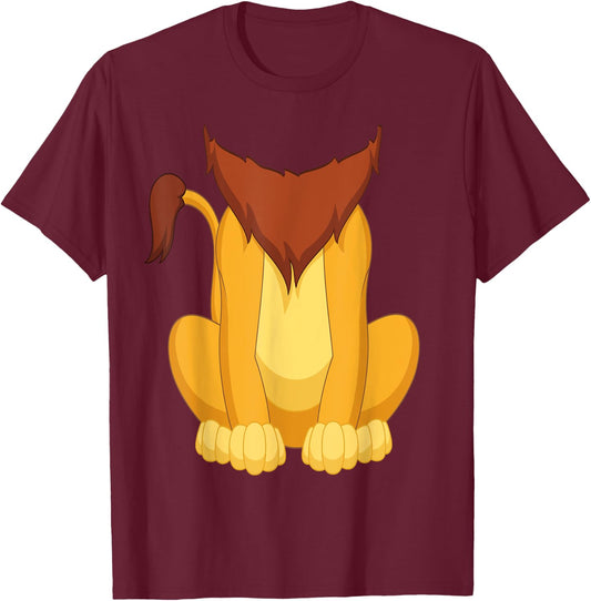 Lion Lion Costume Shirt T-Shirt - T-Shirt | Maroon