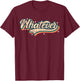 Whatever Shirt Vintage Look Slang 70s Costume Or 80s Costume T-Shirt - T-Shirt | Maroon