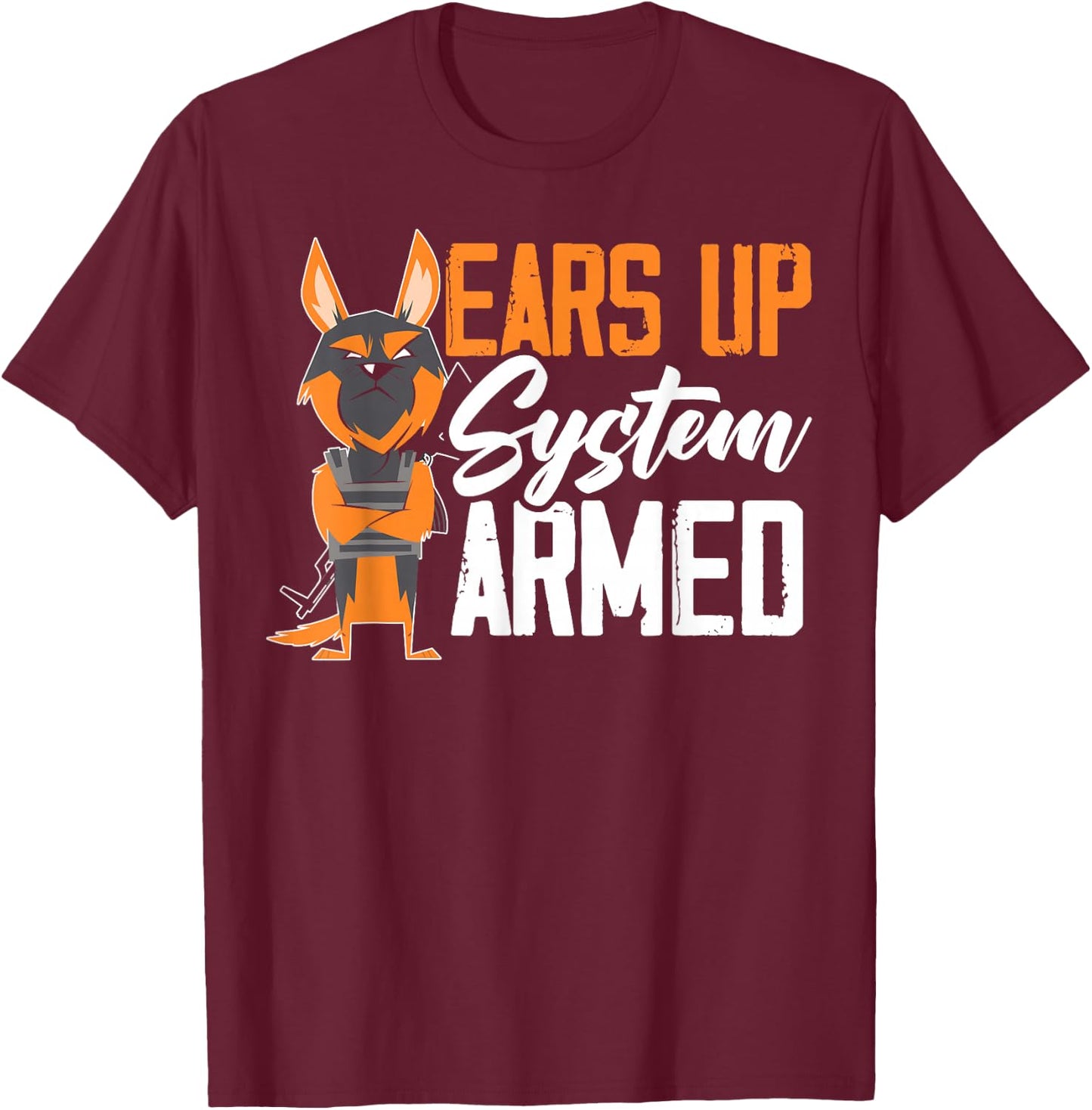 K9 Handler Police Dog Law Enforcement Police K9 Unit T-Shirt - T-Shirt | Maroon