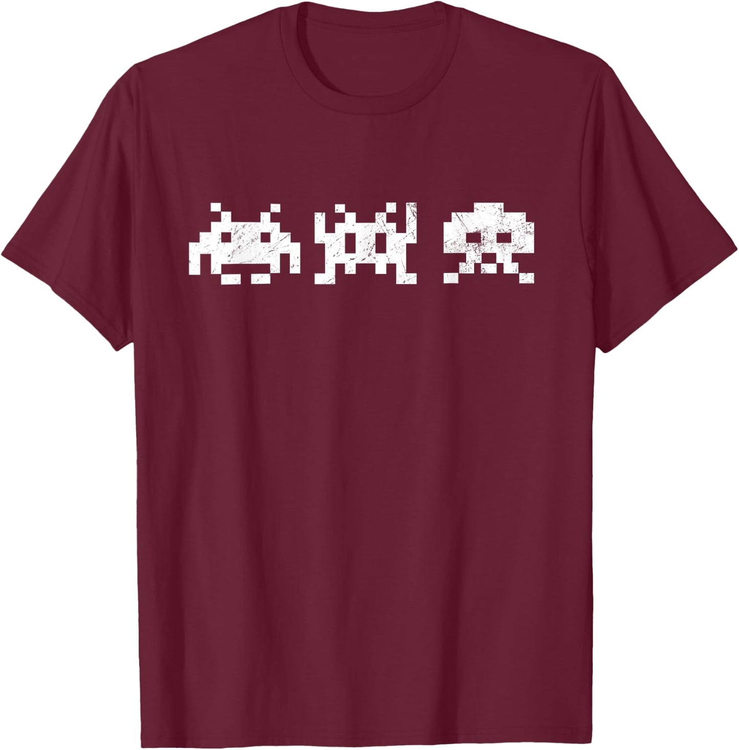 80s Video Game Vintage Retro Arcade T-Shirt - T-Shirt | Maroon